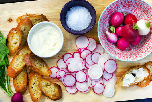 Radishes with Butter and Sea Salt