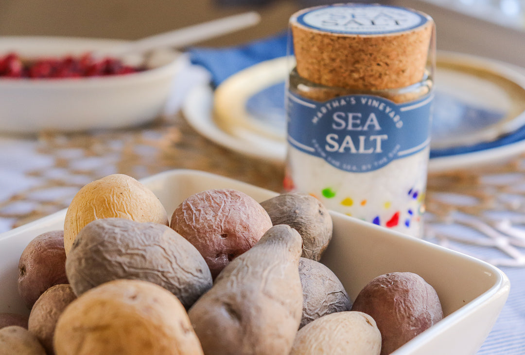 Salt Potatoes with Martha’s Vineyard Premium Sea Salt