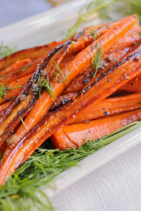 Smoked Oak Cast Iron Carrots