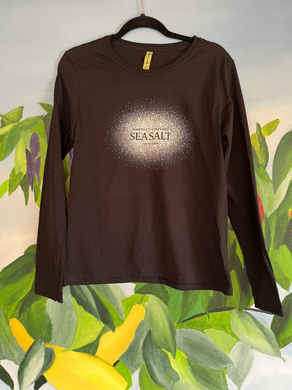 Women's Organic Cotton, Long Sleeve Branded T-Shirt